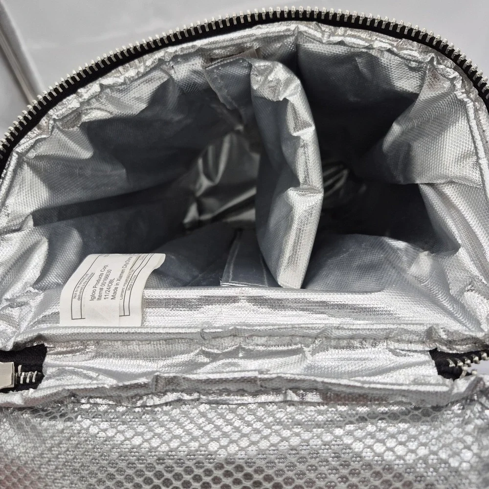 Igloo 2 Bottle Insulated Wine Cooler Bag Black Adjustable Shoulder Strap Handle
